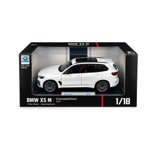 Метална кола BMW X5 M Competition 1:18 – бяла