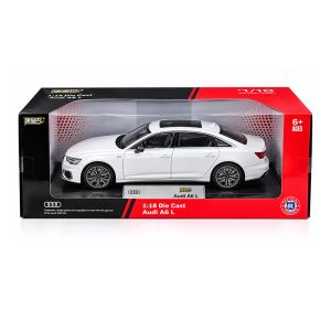 Метална кола Audi A6 L 1:18 – бяла