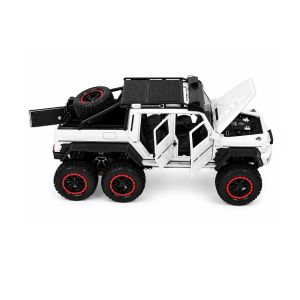 Метална кола Mercedes-Benz Brabus G 800 6x6 – бяла, Без опаковка