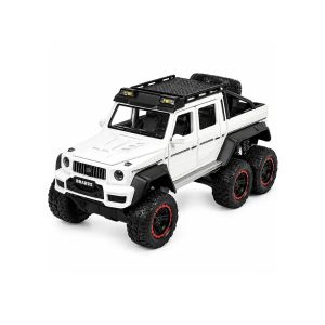 Метална кола Mercedes-Benz Brabus G 800 6x6 – бяла, Без опаковка