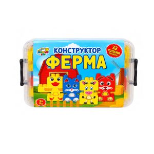 Конструктор Ферма с 32 едри части