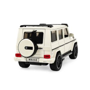 Метален джип Mercedes G class Brabus, Със звук и светлини, Бял, Без опаковка