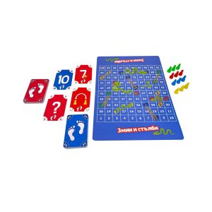 Настолна игра Пресметливи стъпки и Змии и стълби 2 в 1 – PlayLand
