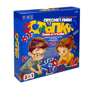 Настолна игра Пресметливи стъпки и Змии и стълби 2 в 1 – PlayLand