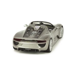 Метална кола Porsche 918 Spyder, 1:24, сива – Welly