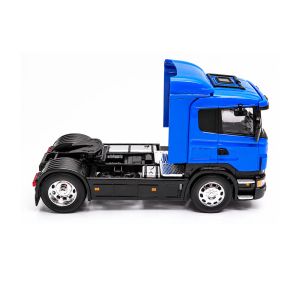 Метален камион влекач Scania R470, 1:32, син – Welly