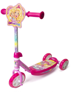Детска триколка - тротинетка, Барби Dreamtopia