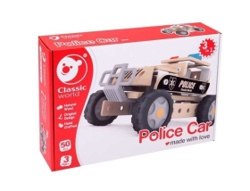 Дървен конструктор - Полицейски автомобил