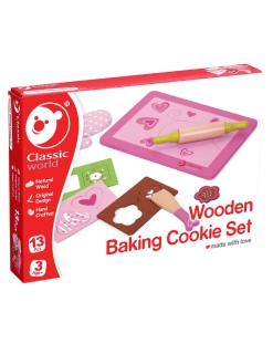 Дървен кухненски комплект за Печене на бисквити